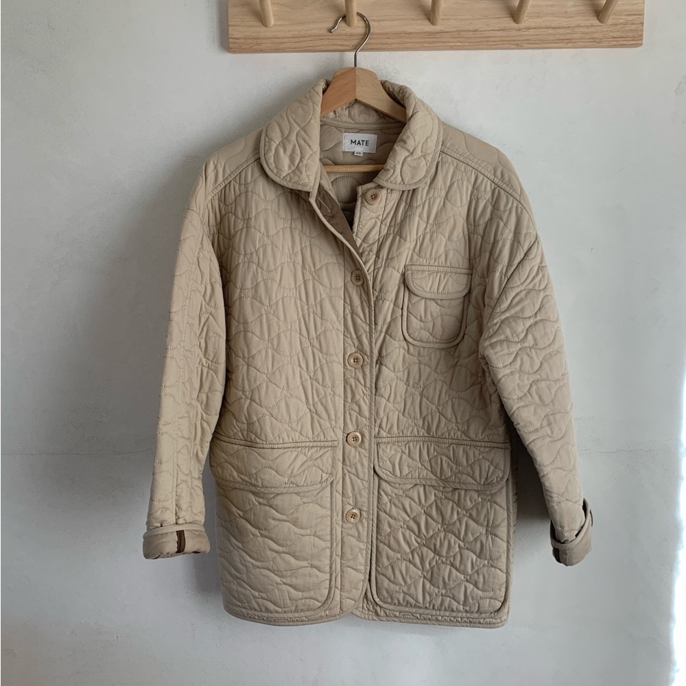 Mate the Label Organic cotton quilted chore coat XS